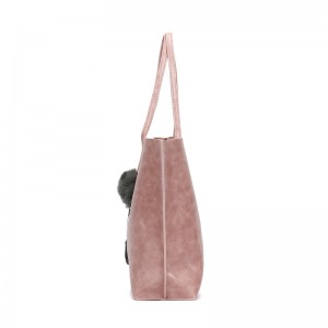 HD0823 - Factory Direct Sale Pink Vegetable PU Leather Shopping Bags for Women