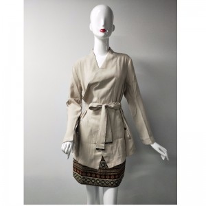 BÍLÁ BOTOVÁ BUNDA JLWC0001