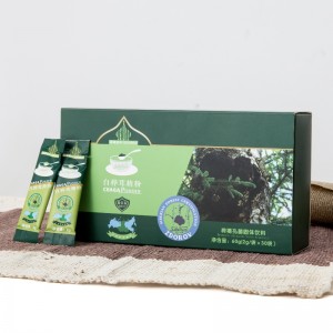 Přírodní chaga extrahovala sílu