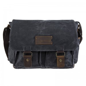 18SC-6774M nová bláznivá kůň s plátnem Retro Messenger Bag Men Vodotěsná brašna na fotoaparát Canvas Men Work Messenger Bag