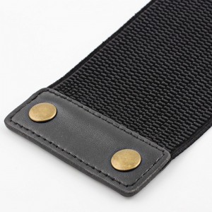 HD0823 - přizpůsobitelný PU kombinovaný elastický dámský pas