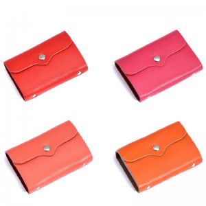 HD0827 - Přizpůsobitelné originální pouzdro na vizitky z kožené vizitky