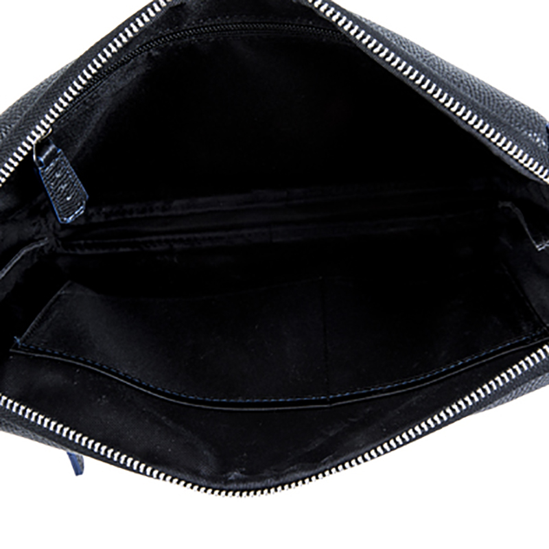 18SG-6831F Soft Litchi Texture Pánská taška Kožená kabelka Kompaktní taška na zápěstí Organizer taška pro muže