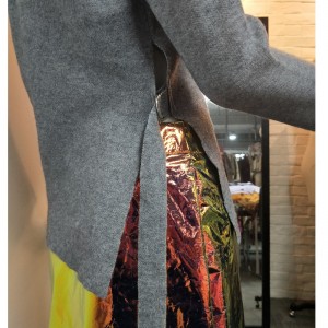 ŠEDÁ SEDAČKA RLWS0038F