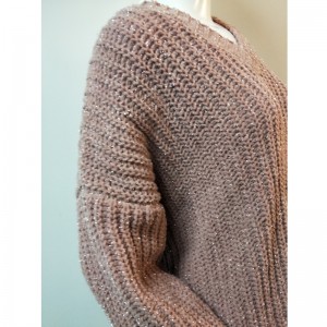 KOVOVÝ RYCHLÝ KOVOVÝ SWEATER RLWS0049F