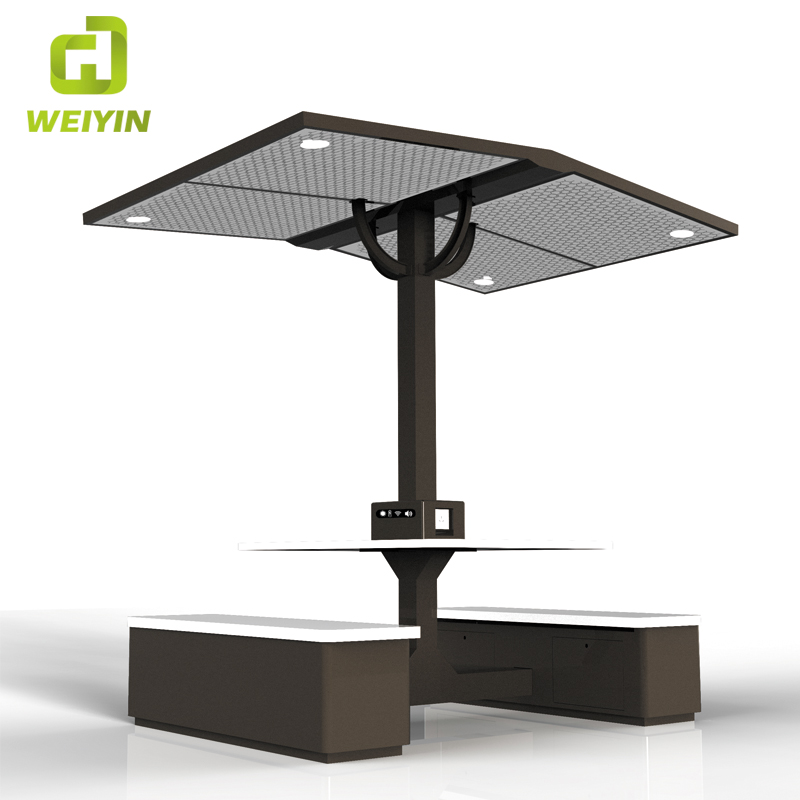 Společnosti venkovního parku a hotely Smart Solar Charging Station pro nabíječku a AC síť