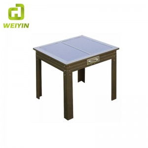 Nabíjecí stolek pro chytré solární nabíjení telefonu pro venkovní použití