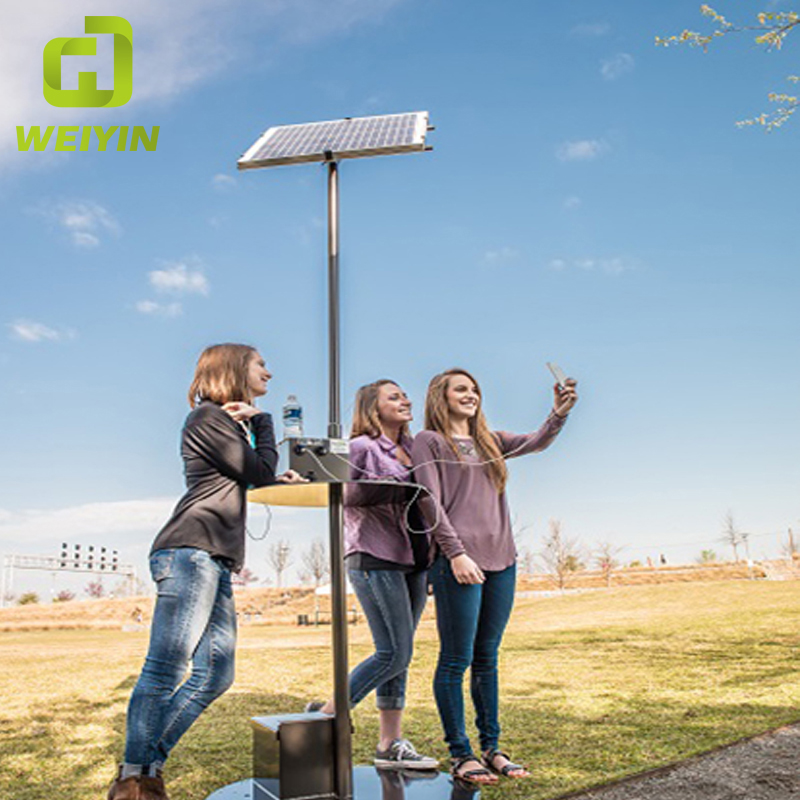 Venkovní solární mobilní telefon nabíjení pól stanice pro inteligentní město