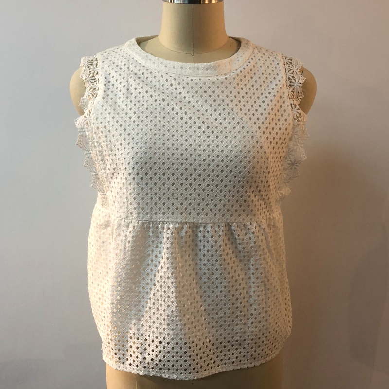 WHITE DOT BLOUSE JLWB0010