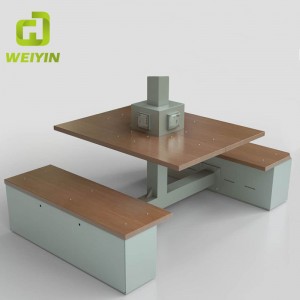 Nabíjecí stanice mobilních telefonů se solárním napájením Kiosk USB Smart Charging Station pro zahrady a parky