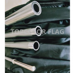 Vlastní tištěné jednostranné nebo oboustranné peří vlajky