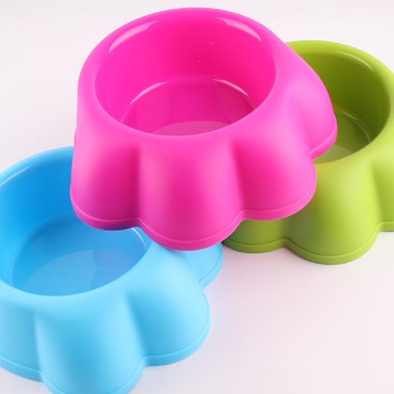 velkoobchodní tlapka ve tvaru podavače plastové cestování venkovní indoor pes pet mísa