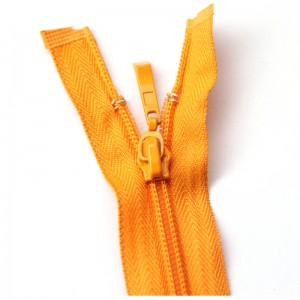 Bavlněný kabát s otevřeným koncem 70 cm 5 # nylonový zip 5