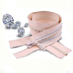 Vysoce kvalitní módní design drahokamu na zip pro bundu 8