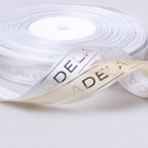 1 # personalizované logo značky vlastní potištěná stuha na mašle na vlasy