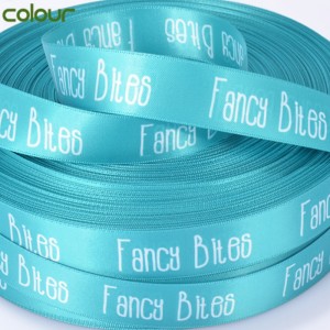 3 # Vlastní logo saténová stuha s polyesterovým potiskem