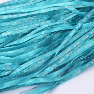 3 # Vlastní logo saténová stuha s polyesterovým potiskem