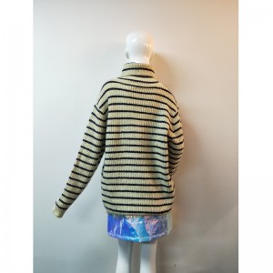 VELKÝ \u0026 NAVY STRIPE SWEATER RLWS0101F