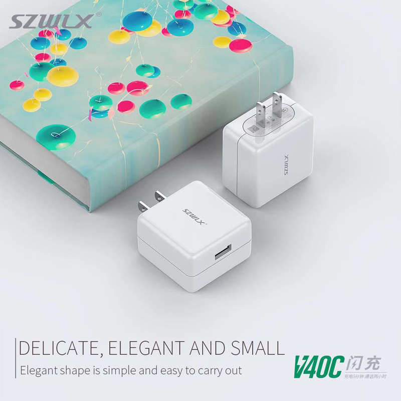 WEX - V40C OPPO VOOC adaptér pro nabíjení blesku, nástěnná nabíječka, cestovní nabíječka