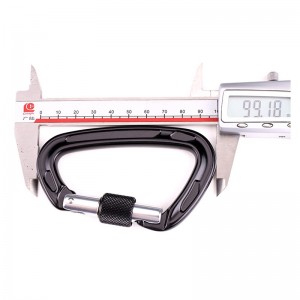 Venkovní hák horolezectví kempování hlavní zámek horolezecká spona multifunkční matice karabina horolezecká spona venkovní rychlý úlovek rychlý pád zařízení bezpečnostní zámek sondážní otvor d-typ drátěný zám...