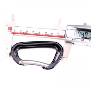 Venkovní hák horolezectví tábor hlavní zámek horolezecká spona multifunkční matice karabina venkovní rychloupínací zařízení bezpečnostní zámek detekční otvor d-šroub hlavní zámek letecká slitina hliníku