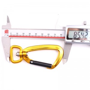 Venkovní horolezectví a kempování hlavní zámek karabina multifunkční matice horolezectví hák horolezectví spona rychlý pád zařízení bezpečnostní zámek d-typ šroub hlavní zámek letecká slitina hliníku