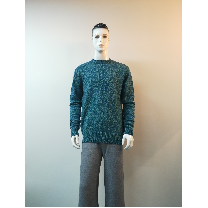ZELENÝ A MODRÝ BLENDED SWEATER RLMS0024F