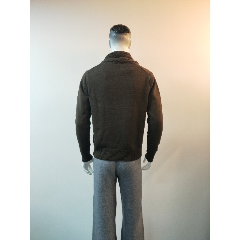 HNĚDÝ SWEATER RLMS0062F