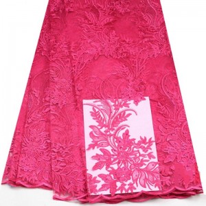 Hot výprodej svatební šaty 3d vyšívané krajkové tkaniny pro ženy