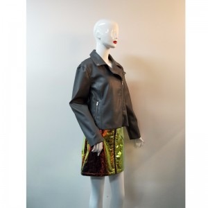 BUNDY BLACK PU BIKER RLWPJ0014N