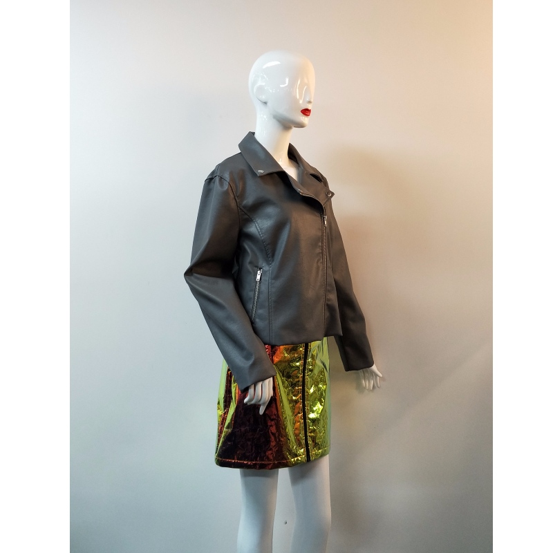 BUNDY BLACK PU BIKER RLWPJ0014N