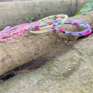 Cute floral Leather Data Cables