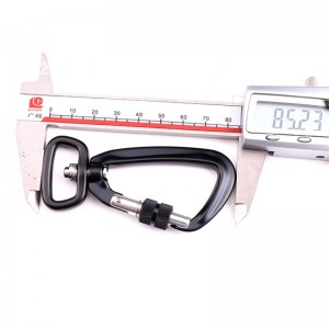 Venkovní hák horolezectví kempování hlavní zámek karabina horolezecká spona multifunkční horolezecká spona venkovní rychlý úlovek rychlý pád zařízení bezpečnostní zámek s háčkem zvířecí pes CLIPS letecká sliti...