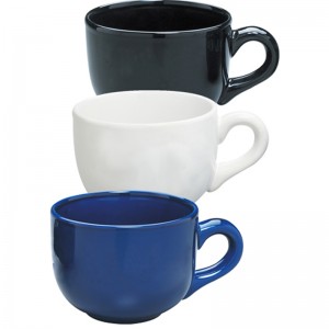 restaurace keramický nový kostní porcelán prostý bílý čtverec / kulatý jemný porcelánový luxusní hrnek na kávu