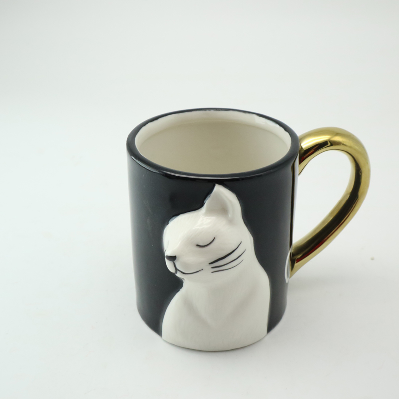 Přizpůsobený 3D keramický hrnek na velrybí kávu na pití dárků z poháru zvířat
