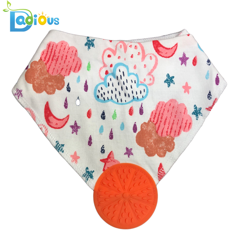 Baby Bandana Drool Bibs Teething Hračky Baby Boy Teething Bibs Vyrobeno ze 100% organické bavlny