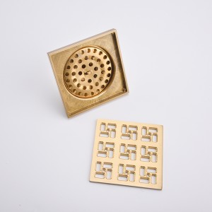 Instalace odtoku pomocí kovové podlahy