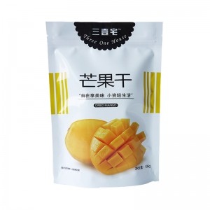 Design custom 100g 150g glossy Gravure Printing stojací vak pro balení sušeného manga nebo ovoce