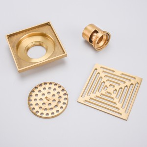 Deftový design dlaždice vložit lineární sprchový odtok mosaz čtvercový podlahový odtok