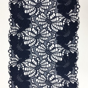 Nylonová spandexová elastická široká krajka s 18CM pro spodní prádlo nebo oděvy