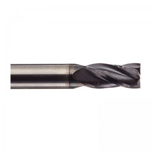 Solid Premium Carbide End Mill, ALTiN potažený, 4 drážka, průměr 3/16 \