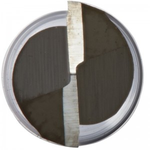 Špičkový fréza z tvrdokovu, extra dlouhá, 2 drážky, 1/4 \