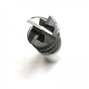 Frézy na čelní frézování z tvrdokovu, HRC45 s povrchem Tialn, 4 drážky, 1/4 \