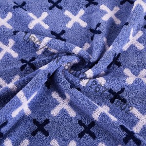 JMD TEXTILE Sada ručníků, 4 kusy Ručníky v britském stylu, Jacquard Ručníky, Velké osušky 100% Bavlna, Vhodné pro Bazén, Tělocvična, Hotel, Cestování, Kolejní pokoje, Hnědá a modrá (Modrá-červená, 4)