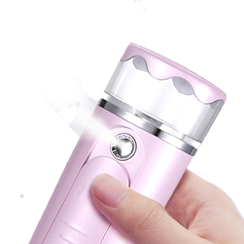 Nano Sprayer Face Parník zvlhčovač obličeje Mini Atomization zvlhčující hydratační hydratační USB dobíjecí kosmetické zařízení pro péči o olej nebo suchou pokožku