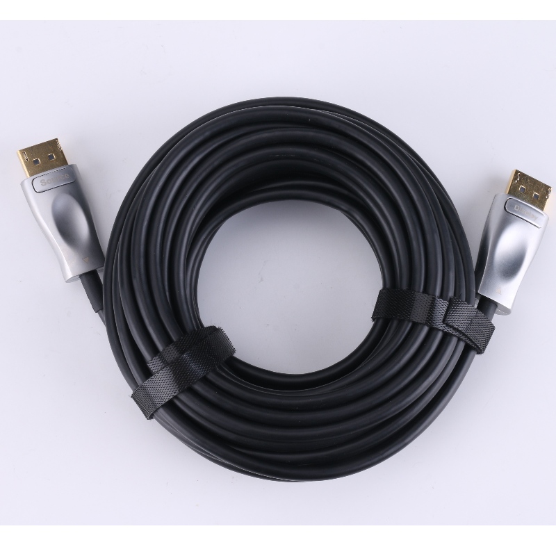 Vláknový kabel DP Displayport Optický kabel vysokorychlostní 32,4 Gb / s 8 K @ 60 Hz 4 K @ 165 Hz 2 K @ 144 Hz DP1,4 Fiber DP to DP Cable