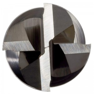 Extra dlouhá fréza z tvrdokovu, 4 drážka, stopka 1/4 \