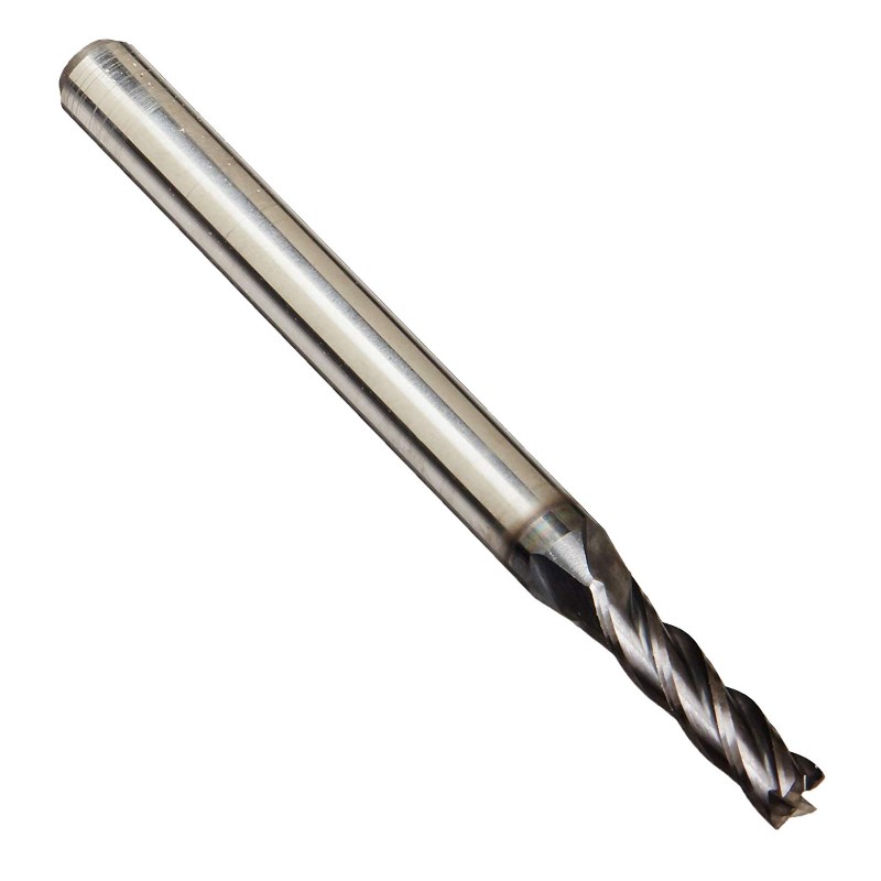 Solid Premium Carbide End Mill, AlTiN potažený, 4 drážka, 3/32 