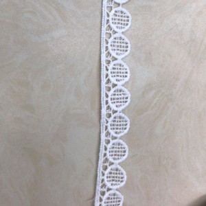 22 # mléčná hedvábná krajka ， polyesterová / nylonová krajka ， bavlněná krajka
