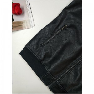 PÁNSKÁ BLACK BIKER PU JACKET RLMPJ0002